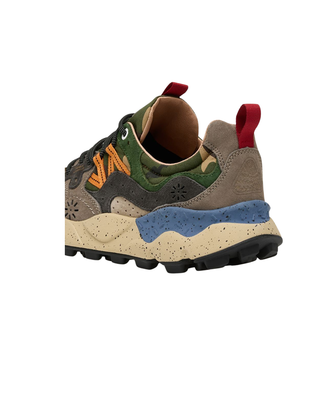SNEAKERS UOMO "YAMANO 3" - MARRONE/GRIGIO 2017816-54 1B98 FLOWER MOUNTAIN 