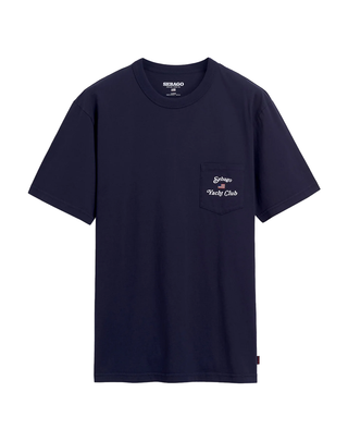 T-SHIRT UOMO CON TASCHINO "NEW HOWLAND" - BLU 731387W 193 SEBAGO 