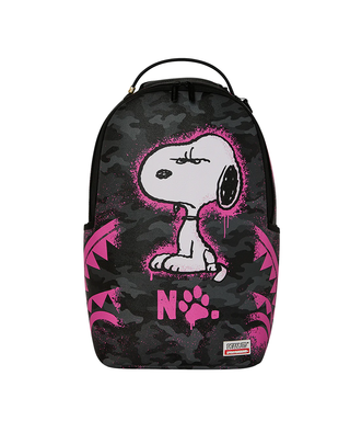 ZAINO UNISEX "PEANUTS SNOOPY PINK STENCIL DLXSV" 910B8781NSZ U SPRAYGROUND 