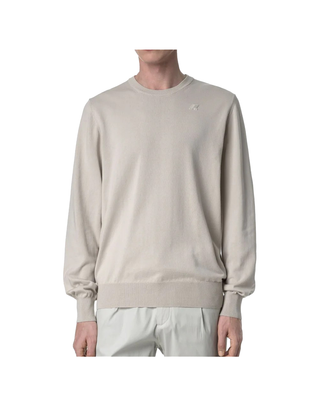 MAGLIONE UOMO "SEBASTIEN COTTON PS" - BEIGE LT K4122YW 634 K-WAY 