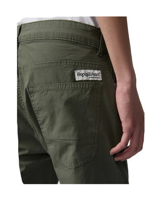 PANTALONE UOMO IN COTONE " DENVER " - VERDE P91100CT0029 E00312 REFRIGIWEAR 