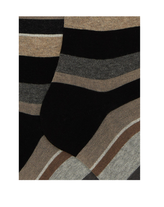 CALZE LUNGHE UOMO IN COTONE ELASTICIZZATO RIGA MULTICOLOR AP103413 11765 GALLO 