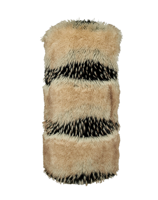 GILET LUNGO IN ECO PELLICCIA E004PU MA043 MANILA GRACE 