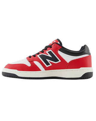 SNEAKERS UNISEX "480" WHITE/RED/BLACK  CALZATA BAMBINO