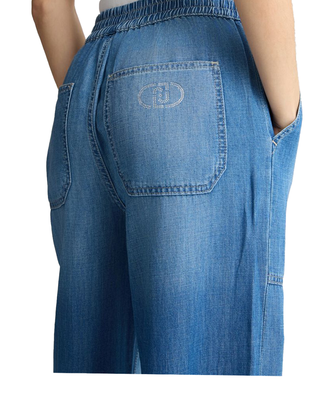 JEANS DONNA LEGGERO CON ELASTICO IN VITA