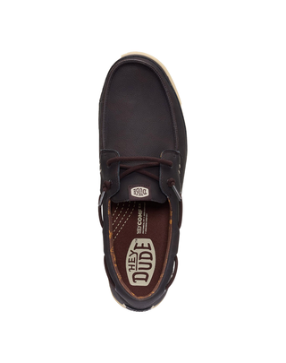MOCASSINO UOMO HARBOR LO CLASSIC - BROWN HD.45139 2ID HEY DUDE 