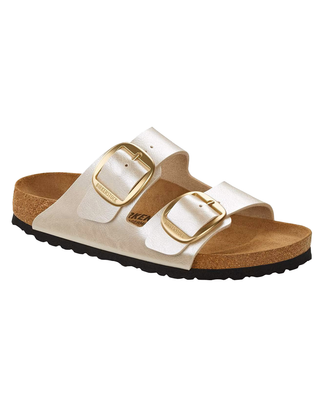 SANDALO ARIZONA A FIBBIA GRANDE - BIANCO PERLA 1020021-S PEARL WHITE BIRKENSTOCK 