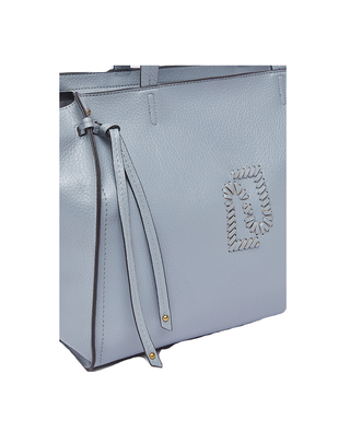 BORSA GRANDE IN SIMIL PELLE CON LOGO INTRECCIATO - CARTA DA ZUCCHERO AA6080E1109 53920 LIU JO 