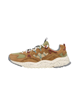 SNEAKERS "YAMABUSHI MAN"  IN SUEDE E TESSUTO - BROWN OLIVE 001-2019509-05 1D57 FLOWER MOUNTAIN 