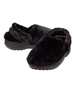 PANTOFOLA DONNA " UNFURGETTABLE CLOG " - BLACK<BR/> CR.211116 BLK CROCS 