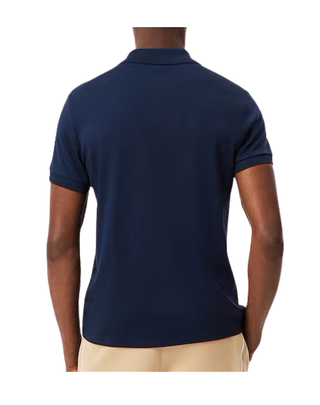POLO UOMO REGULAR FIT IN COTONE PIMA - BLU DH2050 166 LACOSTE 