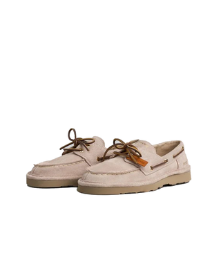 SCARPE DA DONNA IN CAMOSCIO " P019 " - NUDE P019W001 NUDE PANCHIC 