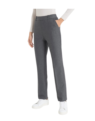 PANTALONE DONNA IN TESSUTO COMPACT - ARDESIA MEL. DB24PP 202M RAGNO 