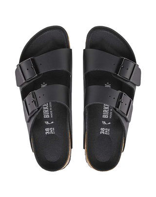 SANDALO ARIZONA IN BIRKO-FLOR BLACK 1019069-S BLACK BIRKENSTOCK 