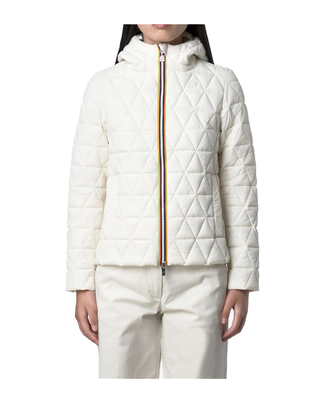 GIUBBINO DONNA "LIL DIAMOND QUILTED WARM" - WHITE K2136EW X42 K-WAY 