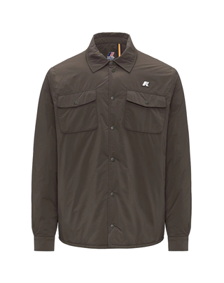 GIACCA UOMO UMBERT PLAIN WARM - VERDE OLIVA K2136JW XRG K-WAY 