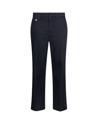 PANTALONE DONNA CHINO CON PATTE - BLU WA6463T9257 93924 LIU JO 