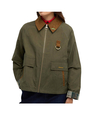 GIUBBINO DONNA SPEY ICON - IVY GREEN/ANCIENT LSP0311 OL72 BARBOUR 
