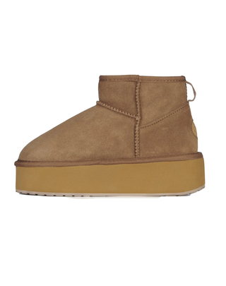 STIVALETTO DONNA STINGER MICRO FLATFORM - CHESTNUT W13082 CHESTNUT EMU 