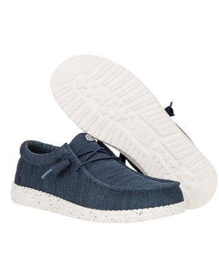 SCARPE UOMO " WALLY STRETCH MESH " - NAVY