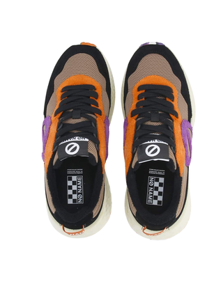 SNEAKERS DONNA "CARTER JOGGER W" BLACK/TAUPE/PURPLE/ORANGE