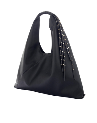 BORSA DONNA IN ECO PELLE CON BORCHIE - NERO B827EU MA001 MANILA GRACE 
