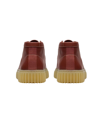 SCARPE UOMO " TORHILL HI " IN PELLE MARRONE
