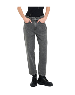JEANS STRAIGHT GLITTERATO - GRIGIO UF5019D4927 N9935 LIU JO 