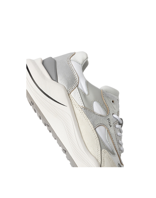 SNEAKERS DONNA "FUGA LAMINATED" - SILVER