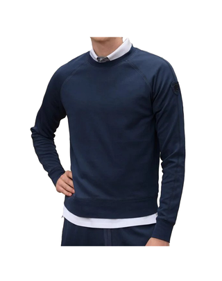 FELPA LEGGERA UOMO IN MISTO COTONE - BLU BLUF03149 890 BLAUER 