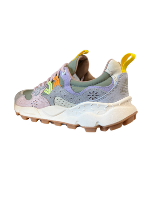SNEAKERS DONNA "YAMANO 3" - GRIGIO/VERDE/LILLA 2017817-01 1B43 FLOWER MOUNTAIN 