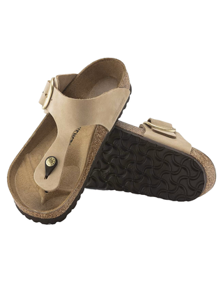 SANDALO GIZEH IN PELLE NABUK CON FIBBIA GRANDE - SANDCASTLE 1023966-N SANDCASTLE BIRKENSTOCK 
