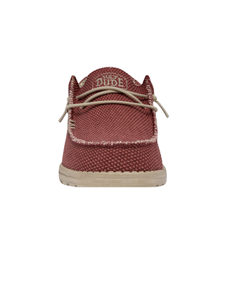 SCARPE UOMO IN TESSUTO " WALLY BRAIDED " - POMPEIAN RED