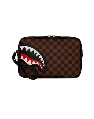POCHETTE "SAWTOOTH SHARKS IN PARIS TOILETRY BRICK" 910B7840 NSZ SPRAYGROUND 