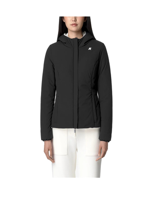 GIACCA DONNA LILY ST WARM DOUBLE - BIANCO/NERO K6128TW ALF K-WAY 