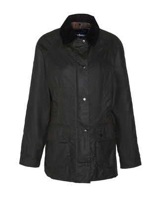 GIACCA CERATA DONNA CLASSICA " BEADNELL " OLIVE LWX0668 OL71 BARBOUR 