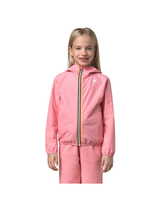 GIUBBINO BAMBINA 3-8 ANNI " P. LILY STRETCH POLY JERSEY " - PINK GERANIUM K2148NW Q28 K-WAY 