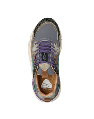 SNEAKERS DONNA "YAMANO 3" - GRIGIO/ANIMALIER 2017818-56 1B74 FLOWER MOUNTAIN 