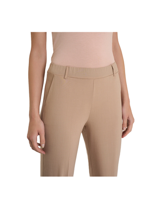 PANTALONE DA DONNA DRITTO CON TASCHE IN SUPER NATURAL - WARM TAUPE DP79PL B29 RAGNO 