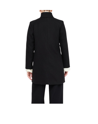 CAPPOTTO DONNA IN PANNO - NERO MF5119J4873 22222 LIU JO 