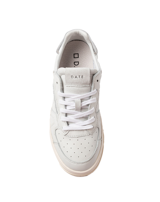 SNEAKERS DONNA TORNEO PURE SHINY WHITE-SILVER TORNEO PURE WS D.A.T.E. 