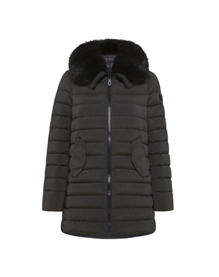 PIUMINO DONNA "ITOKA ML FUR" - NERO PED4017 808 PEUTEREY 