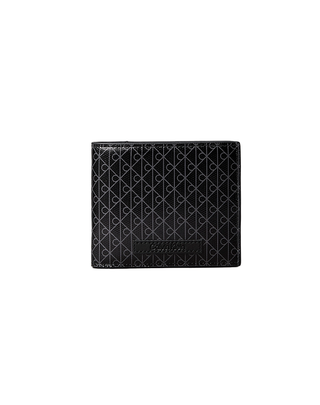 PORTAFOGLIO A LIBRO CON MONOGRAMMA ALL-OVER - NERO LV04D1085G UB1 CALVIN KLEIN 