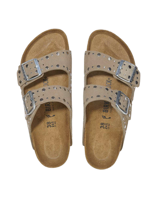 ARIZONA IN PELLE SCAMOSCIATA CON RIVETTI - TAUPE 1029390-S TAUPE BIRKENSTOCK 