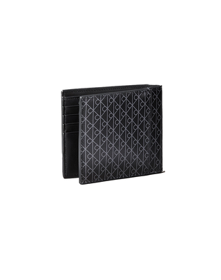 PORTAFOGLIO A LIBRO CON MONOGRAMMA ALL-OVER - NERO LV04D1085G UB1 CALVIN KLEIN 