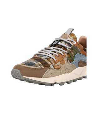 SNEAKERS DONNA "YAMANO 3" IN LANA - MARRONE 2017818-52 1B16 FLOWER MOUNTAIN 