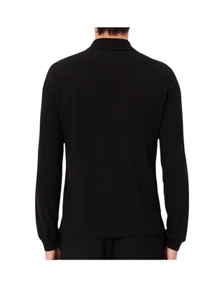 POLO UOMO " L.12.12" MANICA LUNGA IN PIQUE' DI COTONE - NERO L1312 031 LACOSTE 