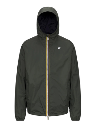 GIACCA UOMO "JAKE PLUS.2 REVERSIBLE" - GREEN BLACKISH-BLACK PURE