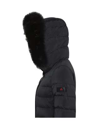 PIUMINO DONNA LUNGO "SERIOLA ML 06 FUR" - NERO PED5458 808 PEUTEREY 