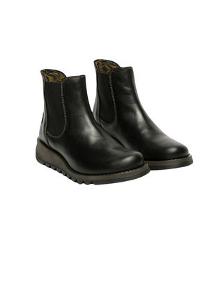 STIVALETTO DONNA "CHELSEA" IN PELLE - NERO P143195000 RB FLY LONDON 
